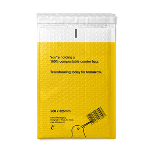 Compostable 260x325mm EXPRESS Bubble Mailers (Case)